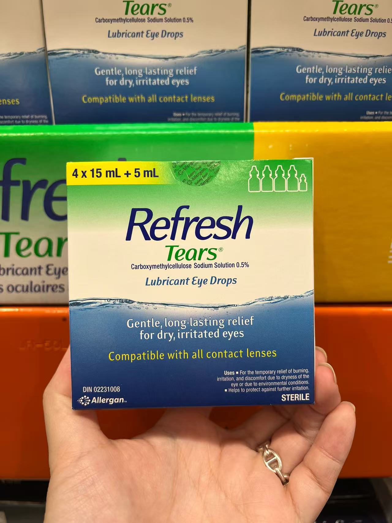 Refresh Tears 润眼液 眼药水 15ml*4瓶+5ml*1瓶